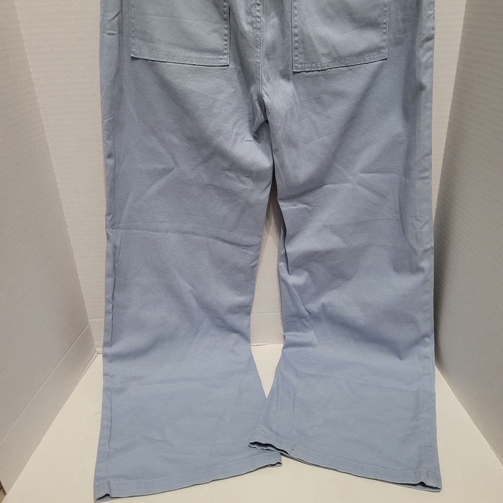NWT Dokotoo Iceland Blue Wide Leg Women's Pants 27"Waist Size 4 - Picture 7 of 16